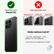 Forterra Xiaomi 15T Screenprotector Gehard Glas - Anti-kras