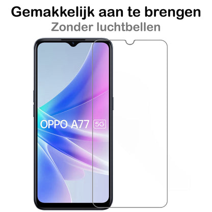 Forterra OPPO A77 Screenprotector Gehard Glas - Anti-kras