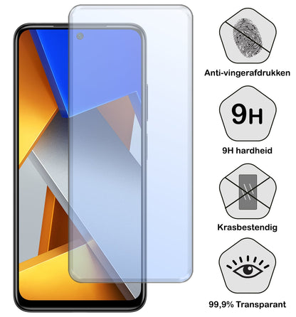 Forterra Poco M4 Pro 4G Screenprotector Gehard Glas - Anti-kras