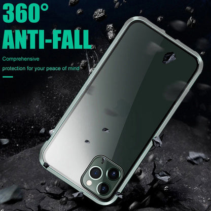 Forterra iPhone 8 Plus Hoesje Magneet Hard Case Shockproof - Zilver