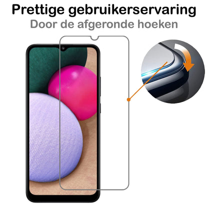Forterra Samsung A03s Screenprotector Gehard Glas - Anti-kras