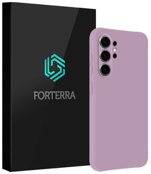 Forterra Samsung S26 Ultra Hoesje Siliconen Backcover Lichtgewicht - Lila