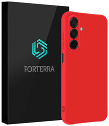 Forterra Samsung A26 Hoesje Siliconen Backcover Lichtgewicht - Rood