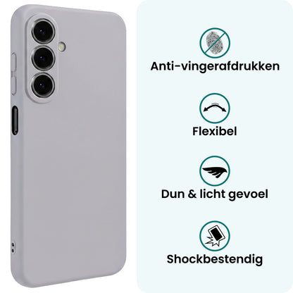 Forterra Samsung A27 Hoesje Siliconen Backcover Lichtgewicht - Lila