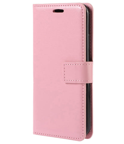 Forterra iPhone 14 Plus Hoesje Bookcase Cover met Kaarthouder - Lichtroze
