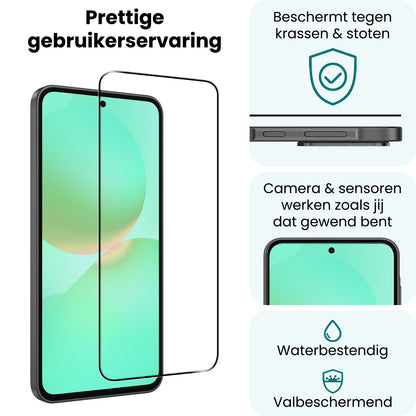 Forterra Samsung A36 Screenprotector Gehard Glas - Full Screen