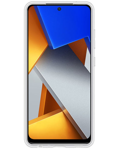 Forterra Xiaomi Poco X4 Pro 5G Hoesje Siliconen Backcover Lichtgewicht - Transparant