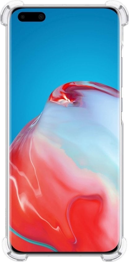 Forterra Huawei P40 Hoesje Shockproof Backcover Siliconen - Transparant
