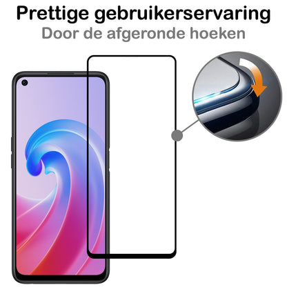 Forterra OPPO A96 Screenprotector Gehard Glas - Full Screen