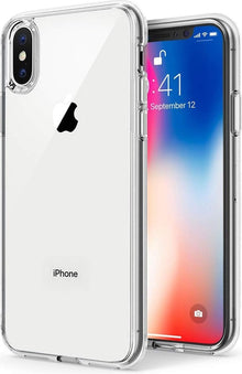 Forterra iPhone Xs Max Hoesje Siliconen Backcover Lichtgewicht - Transparant