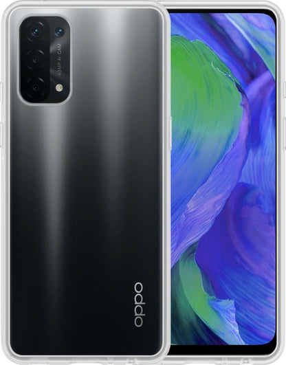 Forterra OPPO A54 5G Hoesje Siliconen Backcover Lichtgewicht - Transparant