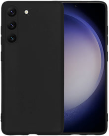 Forterra Samsung S23 Hoesje Siliconen Backcover Lichtgewicht - Zwart