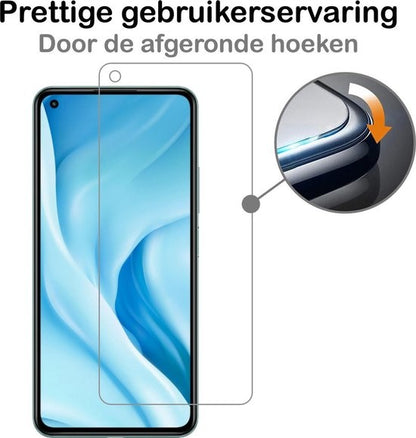 Forterra Xiaomi Mi 11 Lite Screenprotector Gehard Glas - Anti-kras