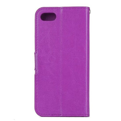 Forterra iPhone SE 2020 Hoesje Bookcase Cover met Kaarthouder - Paars