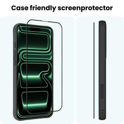 Forterra iPhone 17 Pro Max Screenprotector Gehard Glas met Installatieframe