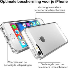 Forterra iPhone 7/8/SE 2020 Hoesje Siliconen Backcover Lichtgewicht - Transparant