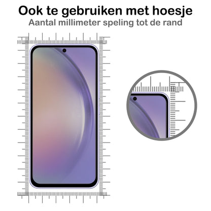 Forterra Samsung A54 Screenprotector Gehard Glas - Privacy