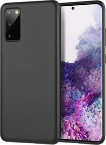 Forterra Samsung S20 Hoesje Siliconen Backcover Lichtgewicht - Zwart
