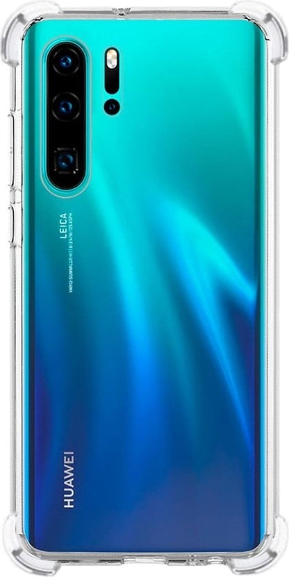 Forterra Huawei P30 Pro Hoesje Shockproof Backcover Siliconen - Transparant