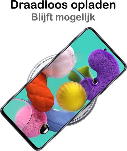 Forterra Samsung A51 Hoesje Shockproof Backcover Siliconen - Transparant