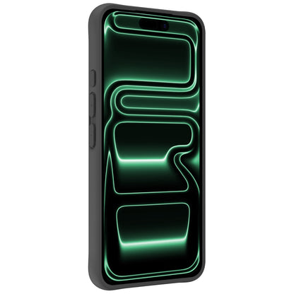 Forterra iPhone 17 Pro Hoesje Siliconen Backcover Lichtgewicht - Zwart
