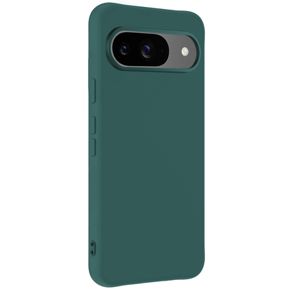 Forterra Google Pixel 10 Hoesje Siliconen Backcover Lichtgewicht - Donkergroen