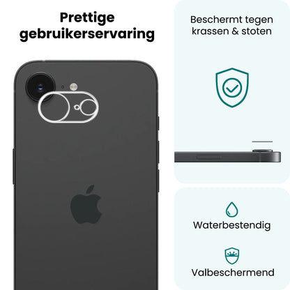 Forterra iPhone 17e Camera Screenprotector Gehard Glas