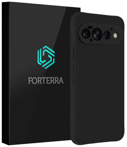 Forterra Google Pixel 11 Pro Hoesje Siliconen Backcover Lichtgewicht - Zwart