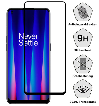 Forterra OnePlus Nord CE 2 Screenprotector Gehard Glas - Full Screen