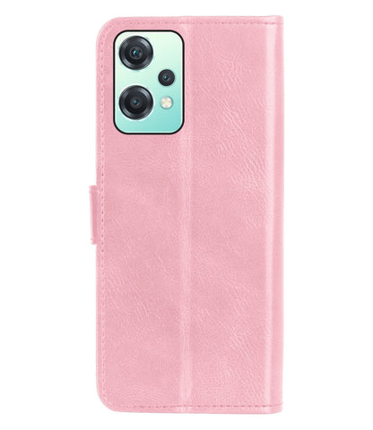 Forterra OnePlus Nord CE 2 Lite Hoesje Bookcase Cover met Kaarthouder - Lichtroze