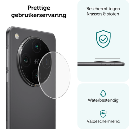 Forterra OPPO Find X8 Camera Screenprotector Gehard Glas