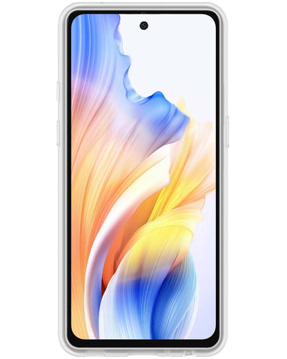 Forterra OPPO A58 Hoesje Siliconen Backcover Lichtgewicht - Transparant