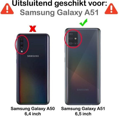 Forterra Samsung A51 Screenprotector Gehard Glas - Full Screen