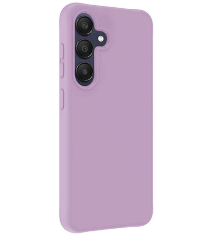 Forterra Samsung A25 Hoesje Siliconen Backcover Lichtgewicht - Lila