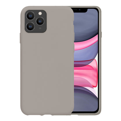 Forterra iPhone 11 Pro Hoesje Siliconen Backcover Lichtgewicht - Grijs