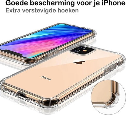 Forterra iPhone 11 Hoesje Shockproof Backcover Siliconen - Transparant