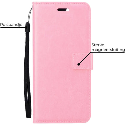 Forterra OnePlus Nord 3 Hoesje Bookcase Cover met Kaarthouder - Lichtroze