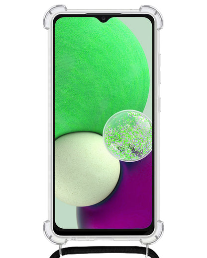 Forterra Samsung A32 5G Hoesje met Koord Backcover Shockproof - Transparant
