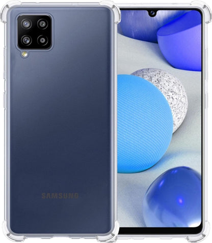 Forterra Samsung A42 Hoesje Shockproof Backcover Siliconen - Transparant