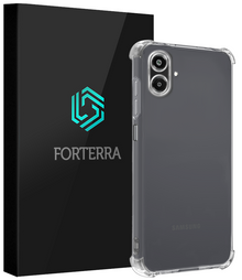 Forterra Samsung A07 Hoesje Shockproof Backcover Siliconen - Transparant