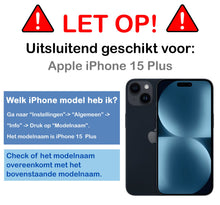 Forterra iPhone 15 Plus Hoesje Geschikt voor Magsafe Backcover Shockproof - Transparant