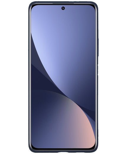 Forterra Xiaomi 12 Pro Hoesje Siliconen Backcover Lichtgewicht - Donkerblauw