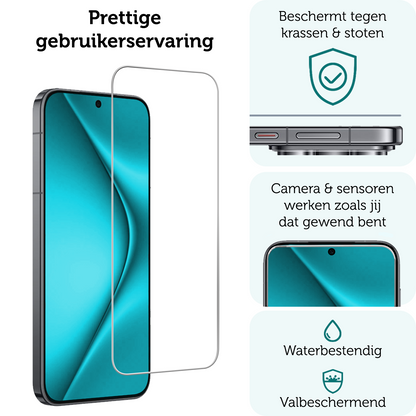 Forterra Huawei Pura 70 Pro Screenprotector Gehard Glas - Anti-kras