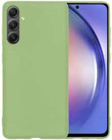 Forterra Samsung A54 Hoesje Siliconen Backcover Lichtgewicht - Groen
