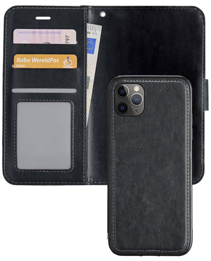 Forterra iPhone 11 Pro Hoesje Bookcase Cover Uitneembaar - Zwart