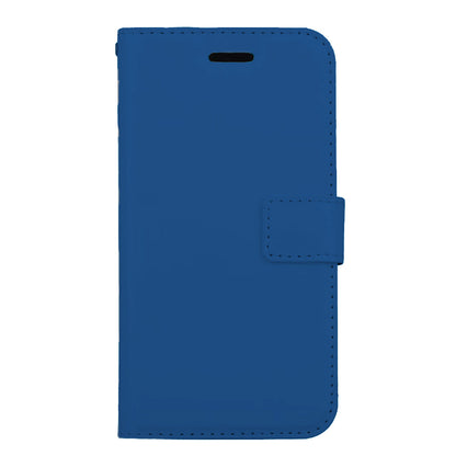 Forterra iPhone X Hoesje Bookcase Cover met Kaarthouder - Donkerblauw