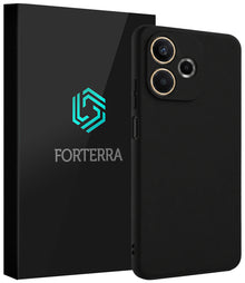 Forterra OPPO A5 Pro Hoesje Siliconen Backcover Lichtgewicht - Zwart