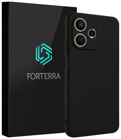 Forterra OPPO A5 Pro Hoesje Siliconen Backcover Lichtgewicht - Zwart