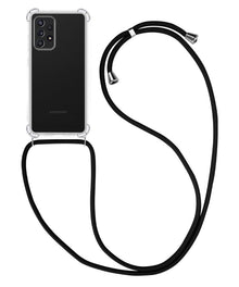 Forterra Samsung A23 Hoesje met Koord Backcover Shockproof - Transparant