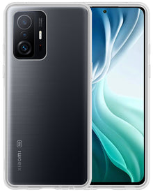 Forterra Xiaomi 11T Hoesje Siliconen Backcover Lichtgewicht - Transparant